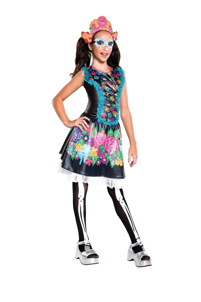 Skelita Calaveras Child Girls Costume NEW Monster High - Image 1 of 1