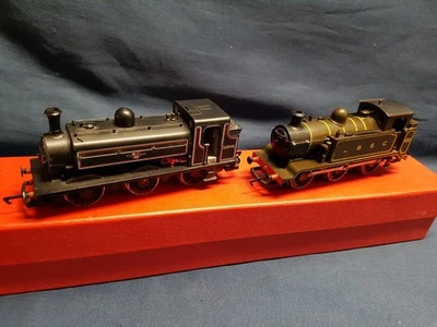 2X HORNBY BR BLACK 0-6-0 CLASS J52 & 0-6-0 LBSC CLASS E2 STEAM LOCOS  V. GOOD UB - Image 1 of 4