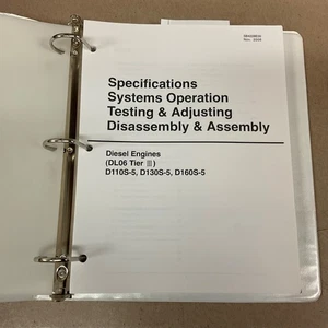Doosan DL06 D110S-5 D130S D160S-5 ENGINE SERVICE SHOP REPAIR MANUAL pn SB4228E00 - Picture 1 of 7