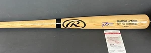 Taylor Trammell Astros Mariners Signed Engraved Bat JSA WITNESS COA Blonde - Picture 1 of 3