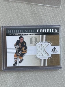 2011-12 SP Game Used Jersey Game Used Brad Park Bruins AF-BP - Picture 1 of 2