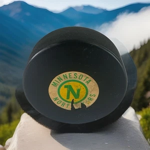 Minnesota North Stars NHL Art Ross Converse Puck 1969-77 - Imagen 1 de 2