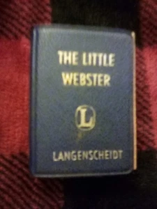 Little Webster #319 Mini English Dictionary by Langenscheidt 1957 - Picture 1 of 3
