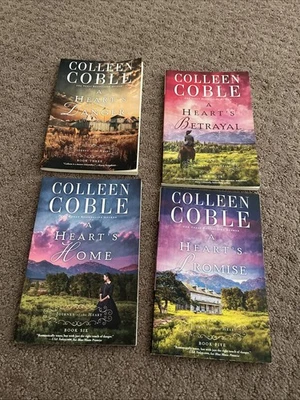 Journey of the Heart Paperbacks # 3,4,5,6 Colleen Coble Christian Romance - Image 1 of 4