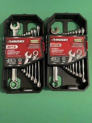 Juego de llaves combinadas Husky BITE SAE y métricas (20 piezas) totalmente nuevas Foto 1 de 4