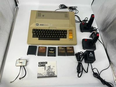 Working Atari 800 Computer System w/ Power Supply, Pac-Man & Rf Cable. Tested - Bild 1 von 4