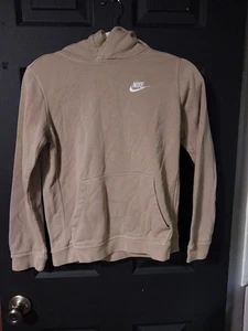 Felpa con cappuccio kaki Nike ragazzo taglia L - Foto 1 di 6