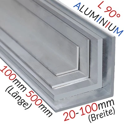 Alu Winkel Aluminium L-Profil Winkelleiste Winkelschiene Winkelprofil Aluprofil - Bild 1 von 4