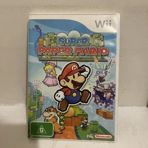 Super Paper Mario (Nintendo Wii, 2007) Complete With Manual - Bild 1 von 3