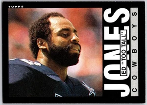 1985 Topps #46 - Ed "Too Tall" Jones Dallas Cowboys (ENM) *HGCARDS* - Bild 1 von 2