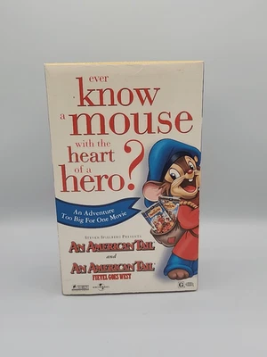 An American Tail & Fievel Goes West Box Set | Steven Spielberg | Rare Vintage - Image 1 of 3