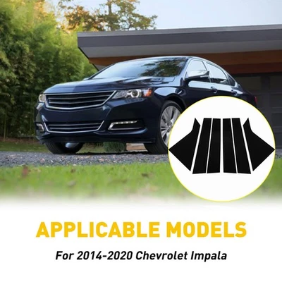 Juego de 6 piezas/juego de postes de puerta de pilar para ventana de carrocería Impala para Chevrolet 2014-2020 Foto 1 de 4