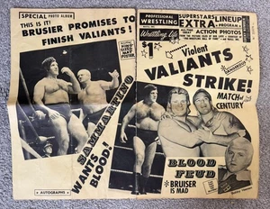 Vintage Wrestling Life Lineup Program Volume Bruno Sammartino Bobby Heenan - Picture 1 of 2