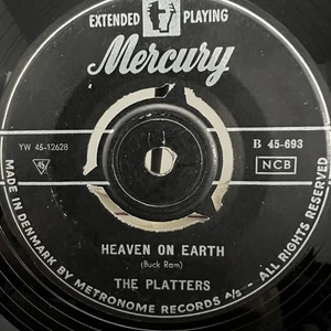 The Platters Heaven On Earth My Prayer 7" 45 RPM Vinyl Record YW 45-12624 - Picture 1 of 5