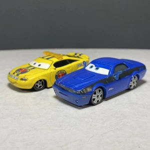 Disney Pixar Cars CHARLIE CHECKER Pace Car & ROD TORQUE Diecast Toy - Picture 1 of 14