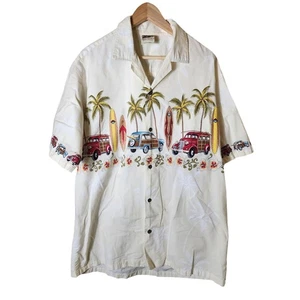 WINNIE FASHION Made in Hawaii Retro Surfen Knopfleiste locker sitzendes Hemd GR XL - Bild 1 von 11