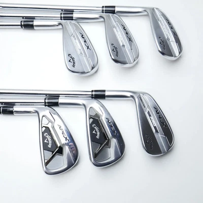 Used Callaway Apex & Apex Pro Combo Iron Set / 5 - PW / Stiff Flex / Left-Handed - Image 1 of 4