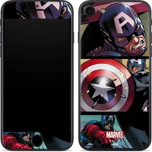 Captain America in Action iPhone 7 Skinit Phone Skin Marvel NEW - Picture 1 of 6