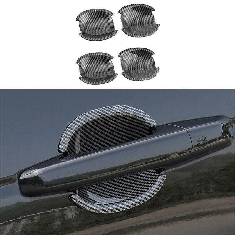 Ajuste para Jaguar E-PACE 2019-2020 Carbono ABS Exterior Puerta Lateral Tazón Cubierta Borde Q Foto 1 de 1