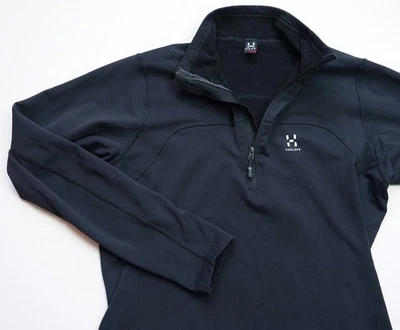 Haglofs Stem 1/2 Zip Fleece womens Pullover Long Sleeve top size L Large STRETCH - Image 1 of 4