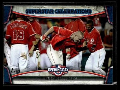 2015 Topps Opening Day #SC-01 Mike Trout Superstar Celebrations - Image 1 of 2