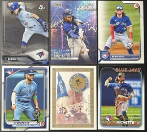 6 Karten Baseball Lot Bo Bichette Toronto Blue Jays Einsatz, Bowman Platinum & mehr - Bild 1 von 6