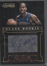 KIM ENGLISH 2012-13 TIMELESS TREASURES GLASS ROOKIE CARD AUTO  CARD #208 /499