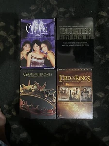 Lot of boxed DVD sets: game of thrones, band of bothers, charmed, Lord of the ri - Picture 1 of 11