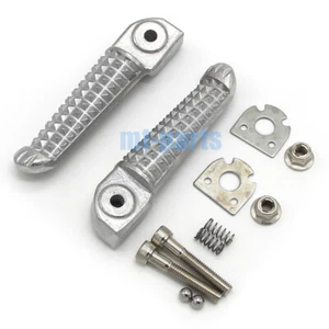Silver Rear Footrest foot pegs/main step arm for Yamaha YZF R1 RaceBase 06-2012 - Picture 1 of 7
