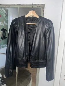 Luxuslederjacke von Set in 40, Nappaleder, Schwarz - Bild 1 von 2