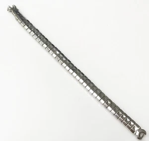 Ultra Twist Expansion Hong Kong Silver Stainless Steel C-Ring Band Watch Band - Picture 1 of 6