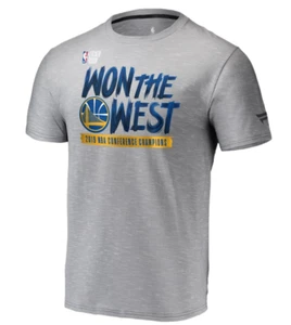 Golden State Warriors Won the West 2019 NBA Conference Champions T-Shirts - Picture 1 of 8