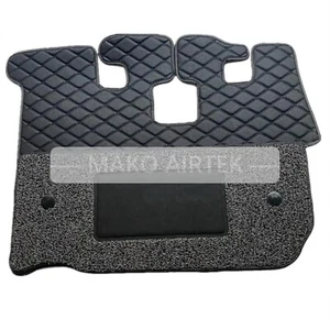 BLACK Cab Floor Rubber Mat Carpet Fits Caterpillar CAT 320V1 320V2 - Picture 1 of 1