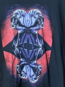 Darth Vader Star Wars Mirror Image Black Men's T-Shirt (Size 2XL) - Picture 1 of 4