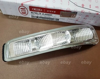 Lámpara de señal de giro de espejo OEM lado izquierdo KIA Mohave Borrego 2008-2015 #876132J000 Foto 1 de 4