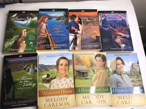 8 BOOK LOT HOMEWARD on The - 3 MELODY CARLSON + HEART QUEST 5 DIANNA CRAWFORD - Bild 1 von 7
