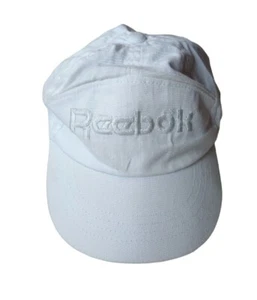 *HH* Cappello hat bonnet cappellino berretto Vintage Reebok Bianco Anni 80 - Foto 1 di 13