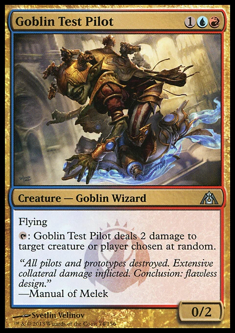 Magic the Gathering MTG Goblin Test Pilot (74) Dragon's Maze   LP - Image 1 of 1