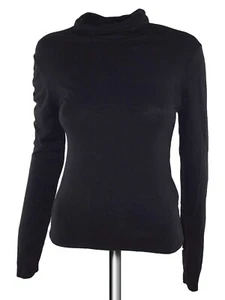 Phard Shirt Shirt Top Damen Schwarz Stretch Made Italy Dolcevita 42 M Medium - Bild 1 von 8