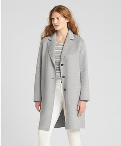 gap grey wool coat