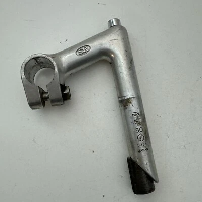 Vintage SR  Sakae Stem 80 mm Alloy 25.4 mm 1981 81 Eroica A72 - Image 1 of 4