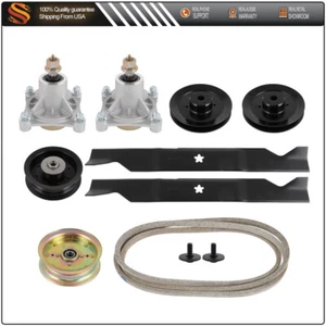 Deck Rebuild Kit Blade Spindle Belt for Husqvarna 46 Inch RZ4623 Z246 RZ4619 - Picture 1 of 21