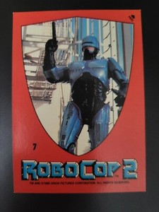 1990 Topps Robocop 2 STICKER card #7