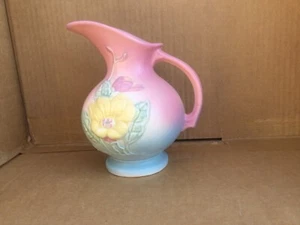 Vintage Hull Art Pottery Pitcher Made in USA, about 8” Tall - Picture 1 of 7