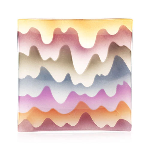 YANKEE СВЕЧА АКВАРЕЛЬ ВОЛНЫ ХУДОЖНИК ПОДСВЕЧНИК НОВЫЙ РОЖДЕСТВО - Изображение 1 из 1