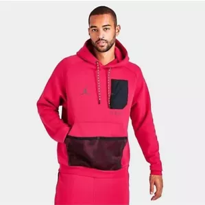Nike Air Jordan Mens Jumpman Statement Pullover Hoodie Red Size XL DJ0258-652 - Picture 1 of 3