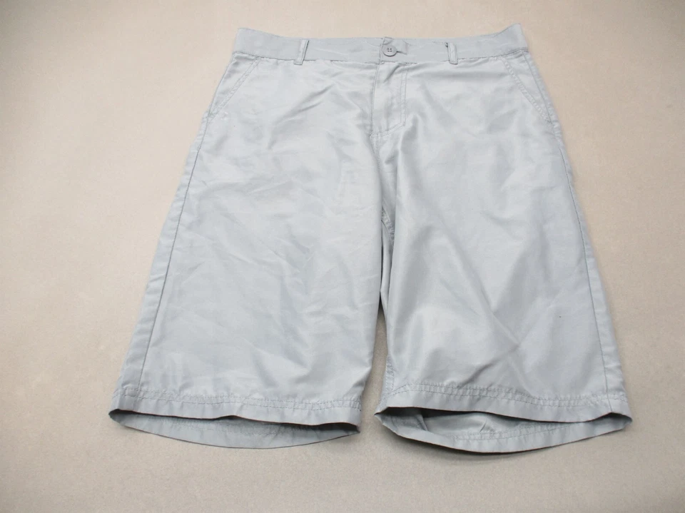 Pantalones Cortos Chinos DC Talla 30 Para Hombres Gris Cremallera Bolsillo Elastizados Frente Plano Calce Ajustado 500 Foto 1 de 4