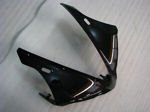 Front head cover nose Black Injection Mold Fairings for 2004-2006 Yamaha R1 2005