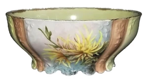 Limoged, Haviland, Lg BOWL, Salad, Serving, HandPainted Chrysanthemum, 1891, 10" - Picture 1 of 11