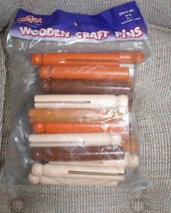 Chenille Kraft Multicultural Wood Round Doll Pin 30 pc Fast Shipping Wooden - Picture 1 of 3